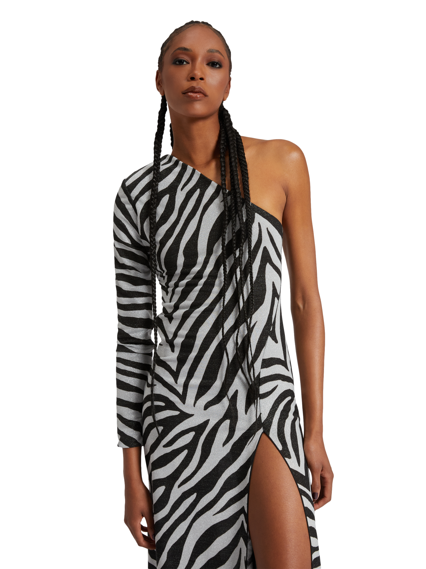 One sholder long dress
