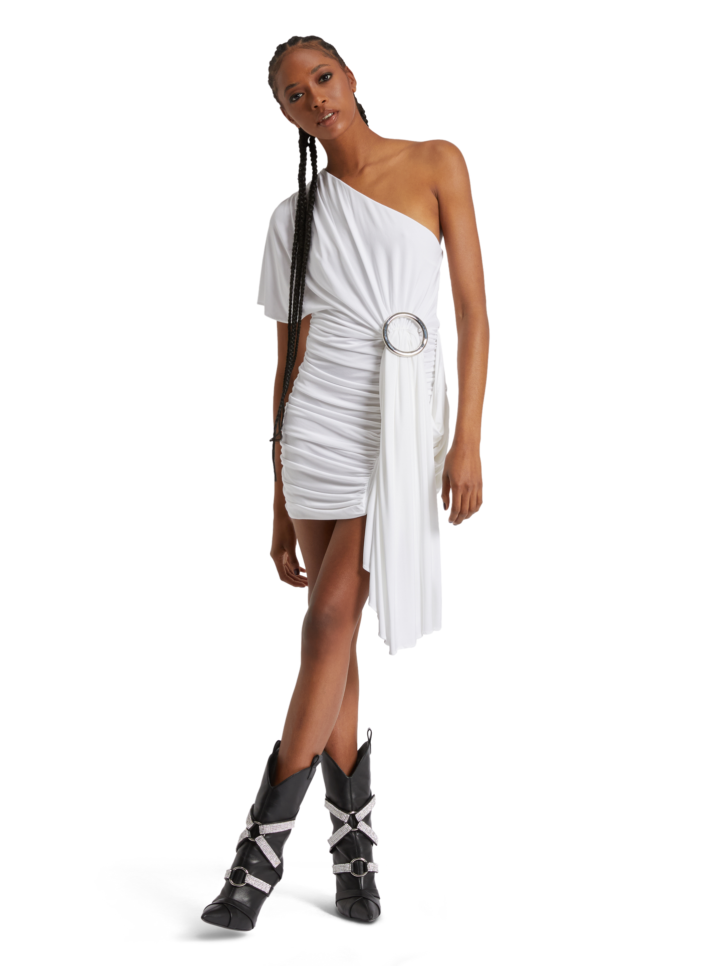 ONE SHOULDER MINI DRESS