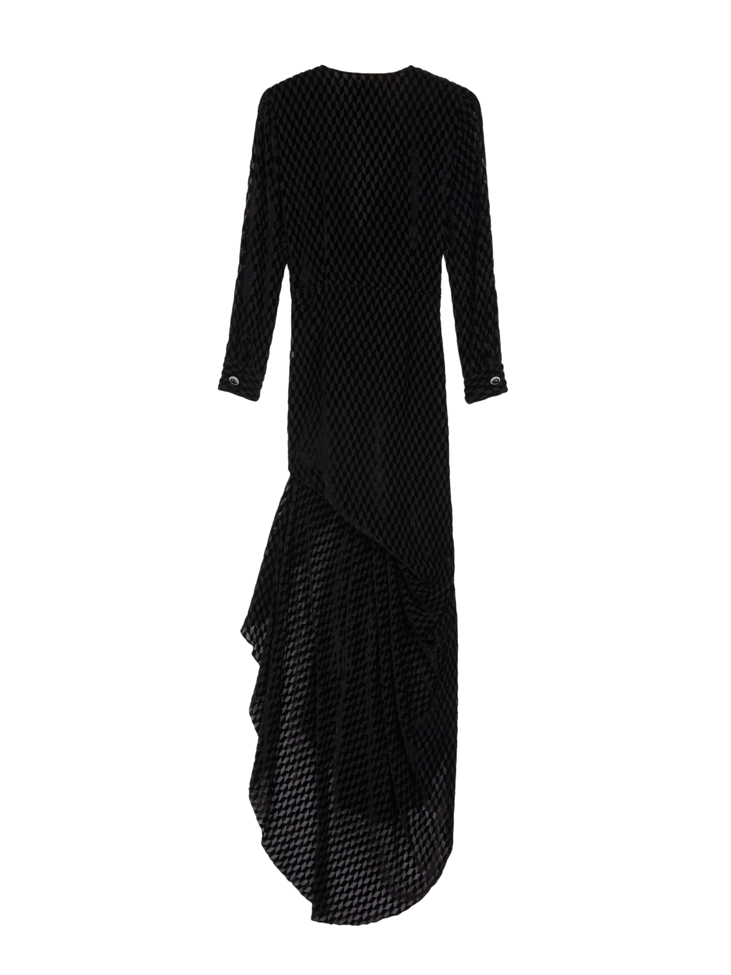 LONG DRAPED DRESS