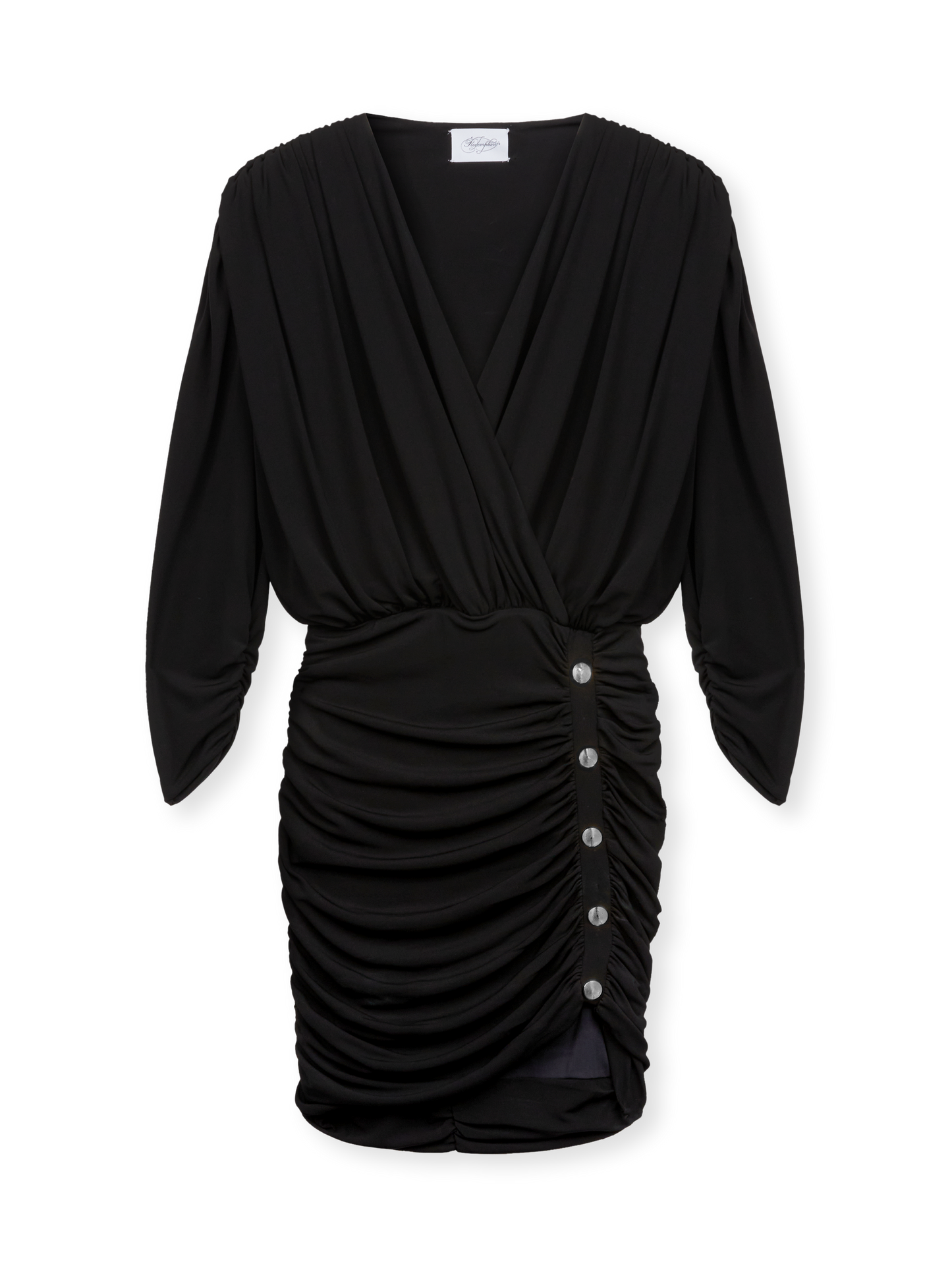 DRAPED MINI DRESS