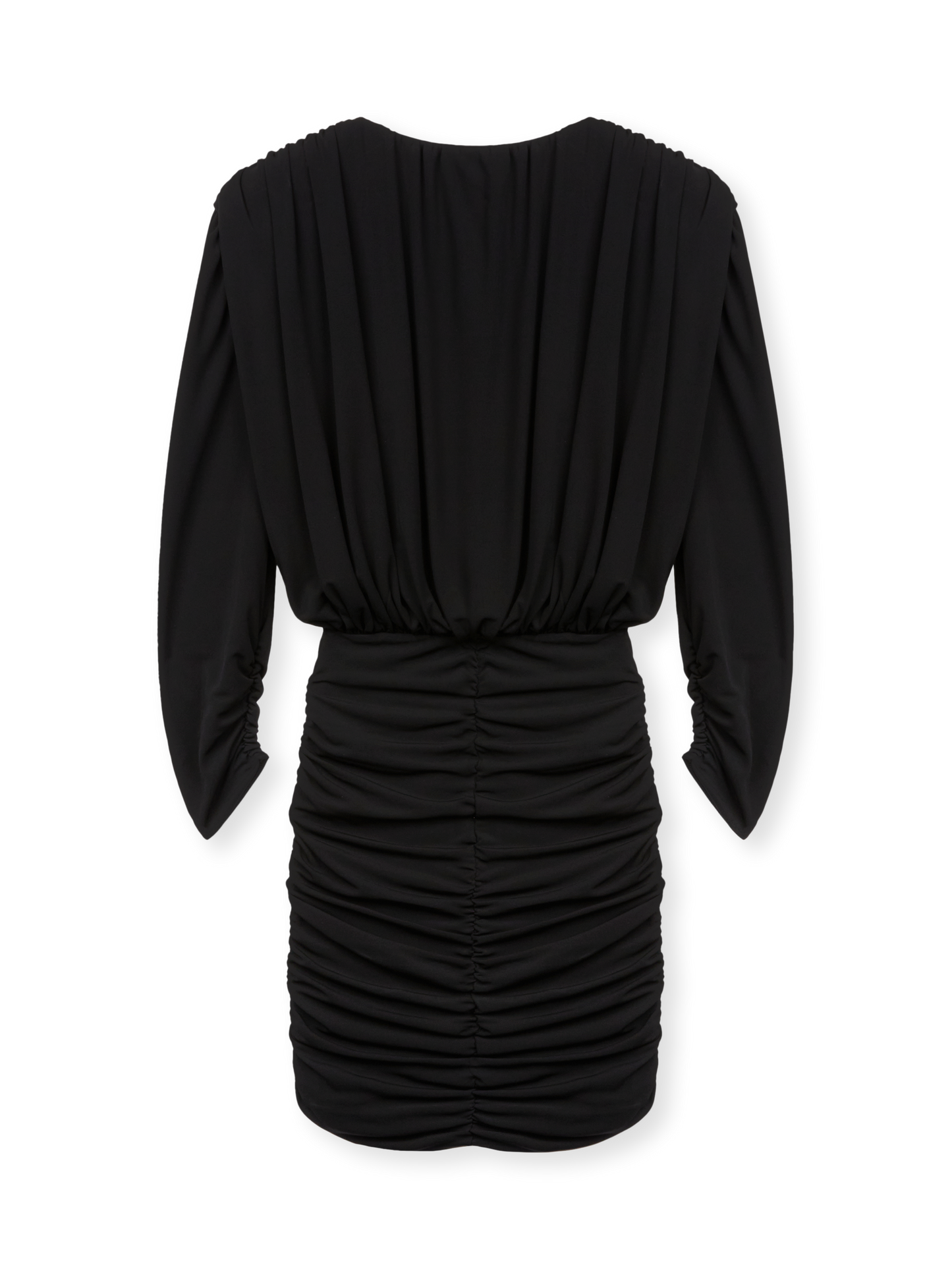 DRAPED MINI DRESS