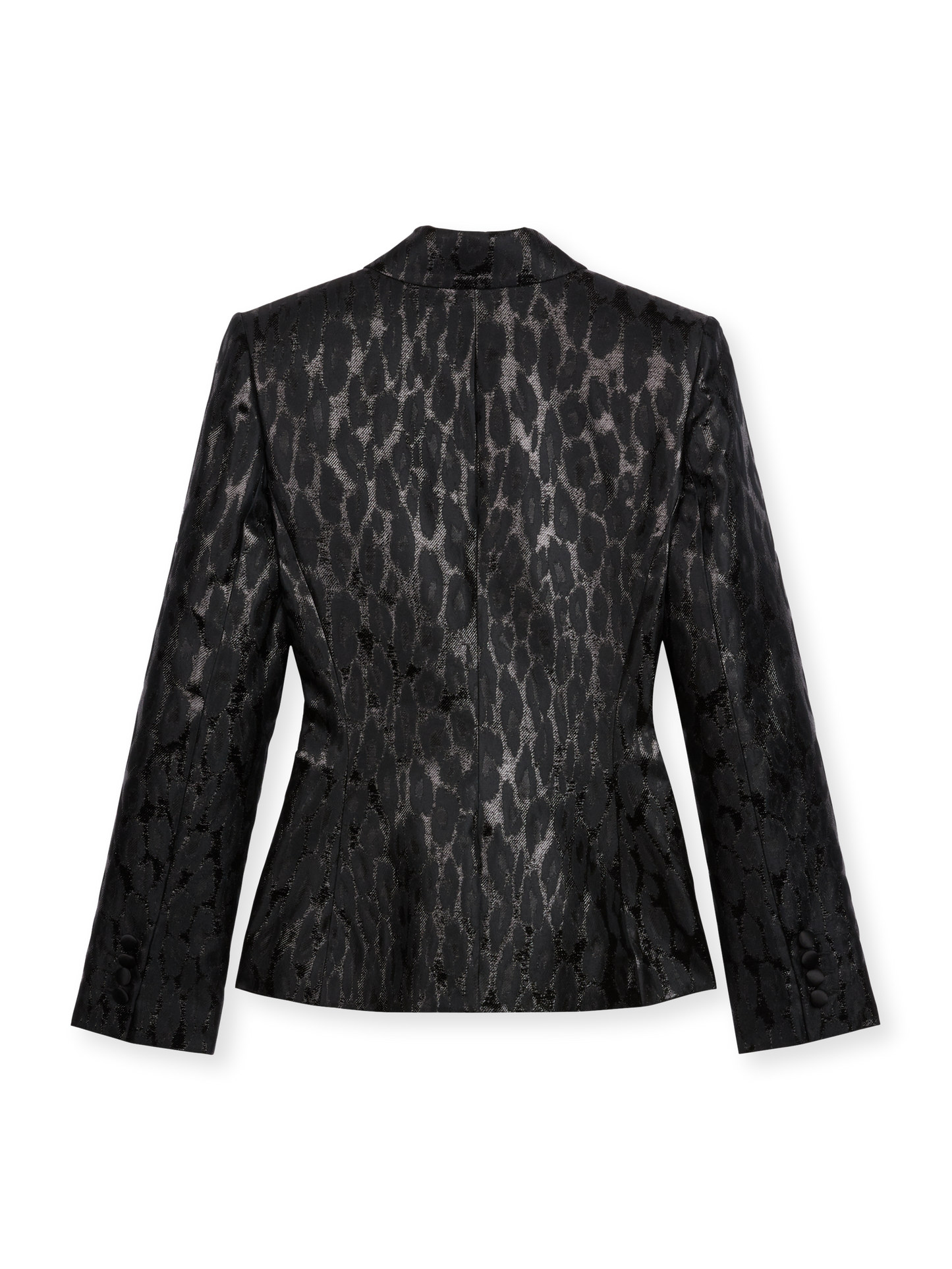 Blazer slim fit in jacquard lamè